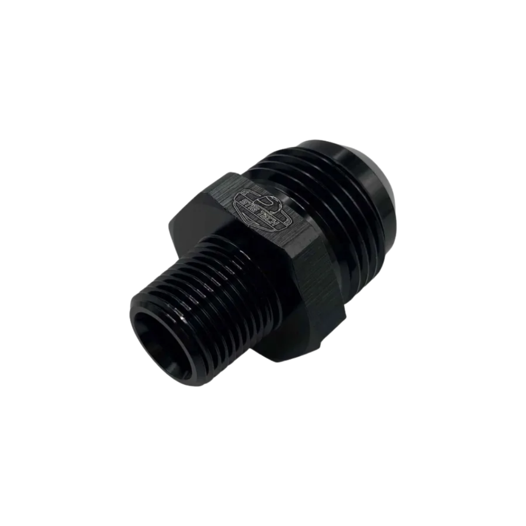 Adaptador Macho 3/8 Para Macho Cônico 12AN Preto Sig Tech