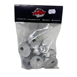 Bucha De Quadro Gol Deslocada 10mm Alumínio Poke Parts