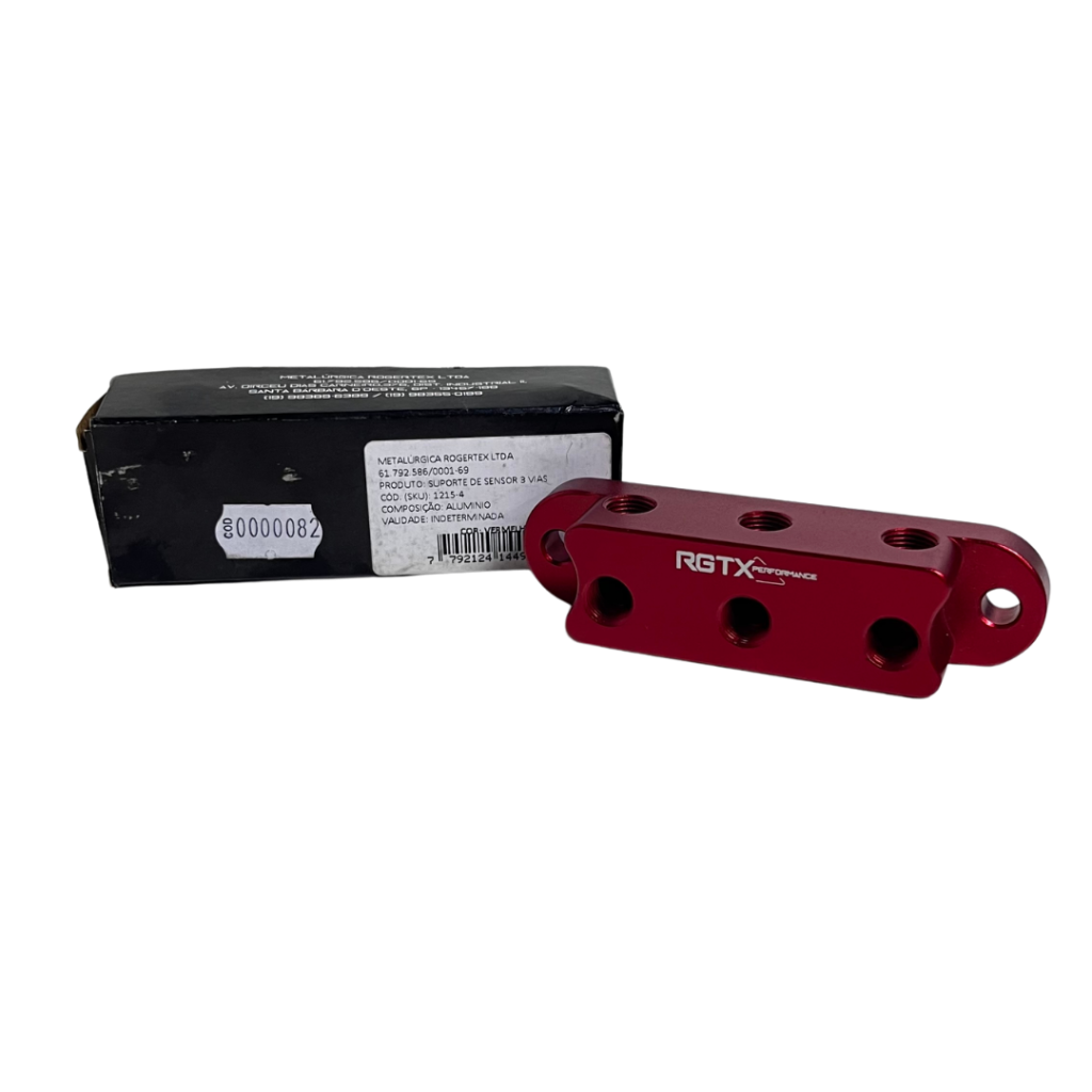 Suporte de Sensor 3 Vias RGTX Vermelho