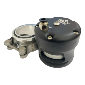 Válvula de Prioridade Blow Off 50mm RGTX Flange em Alumínio Preto