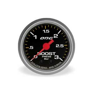 Manômetro Evolution Boost 3 Bar 52mm ODG