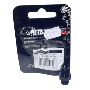 Adaptador Macho BSP 1/8" para Macho Cônico 4AN Preto Metal Horse