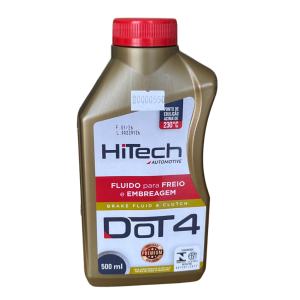 Fluido de Freio DOT 4 500ml Hitech