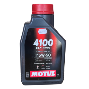 Óleo Para Motor 15W50 Motul 4100 Syn-Nergy 1L
